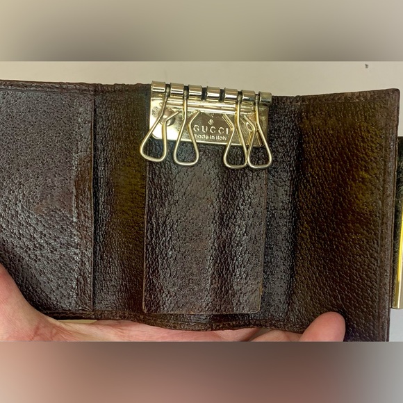 Gucci, Sherry line key case, vintage - Picture 5 of 8